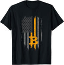 Bitcoin Merch® - American Flag BTC Shirt