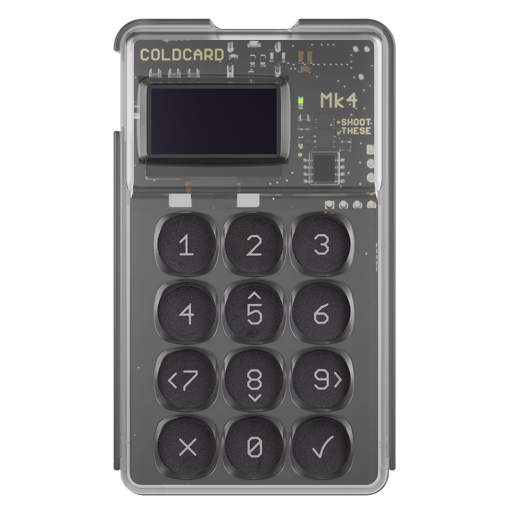 Coinkite Coldcard MK4 - Orange (Bitcoin), Crypto Wallets, Orange