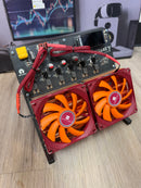 Bitcoin Merch® - NerdQaxe++ / NerdOCTaxe Full Copper Heatsink Upgrade with Fan
