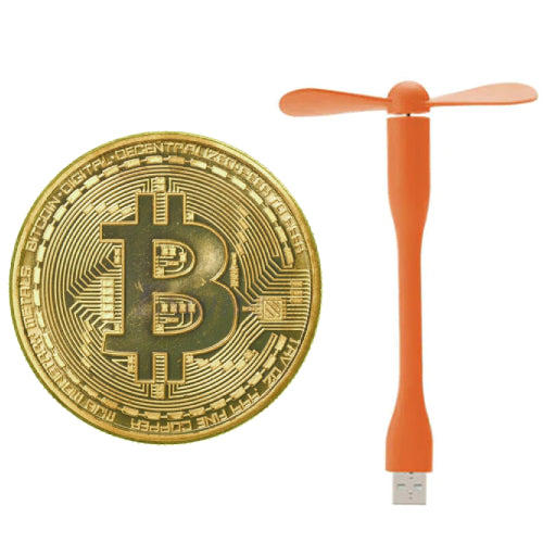 FREE USB Powered Fan for USB Miners (Random Color) + Physical metal coin