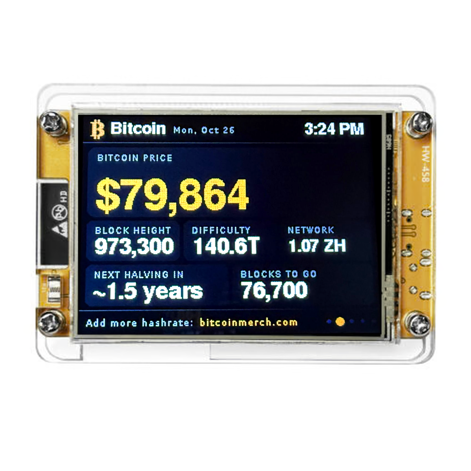 Bitcoin Merch® - Gold Nugget V3 Lottery Miner