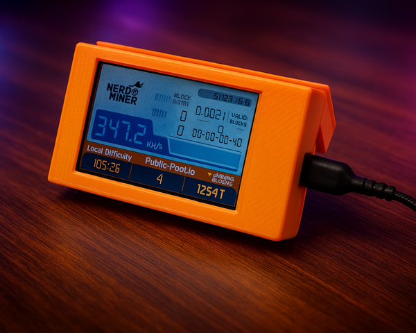 Bitcoin Merch® - Colored Case Nerd Miner 350KH/s