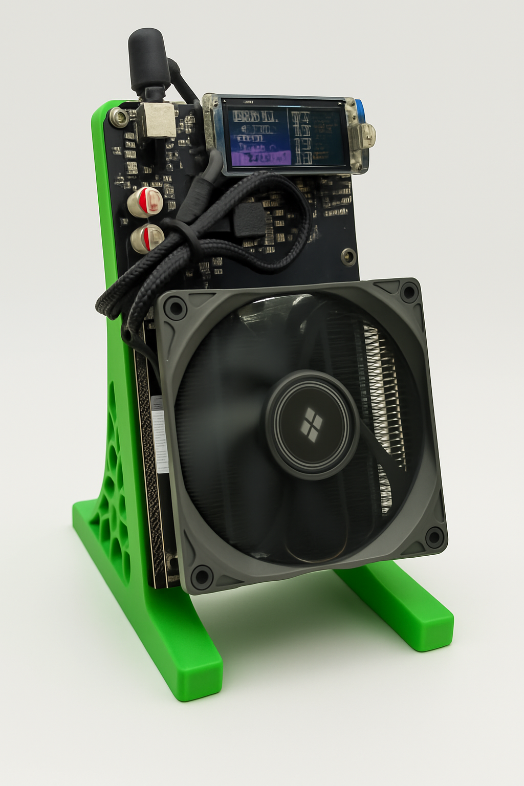 Bitcoin Merch® - NerdQaxe++ 5TH/s Multi-Chip BTC Miner w Power Supply