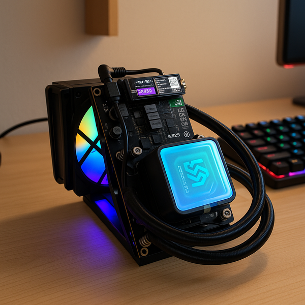 Bitcoin Merch® NerdQaxe++ Hydro 5 TH/s w Power Supply