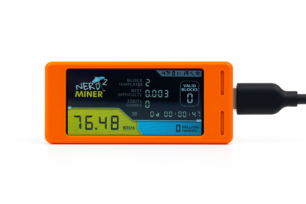 Bitcoin Merch® NerdMiner v2 - USB Lottery Miner with WiFi