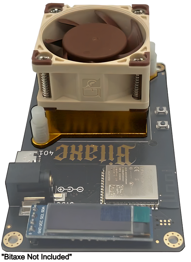 Bitcoin Merch® Quiet Fan Upgrade For Bitaxe (Supra / Gamma)