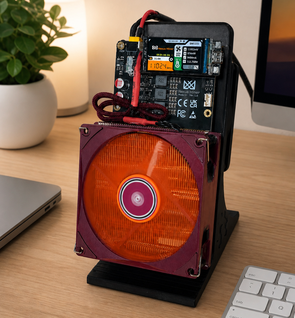 Bitcoin Merch® - NEXUS S1 - 10TH/s Home Miner w/ Power Supply