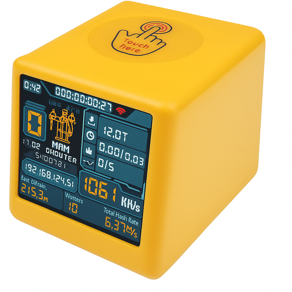 Bitcoin Merch® - Gold Digger Lottery NMMiner 1000KH/s