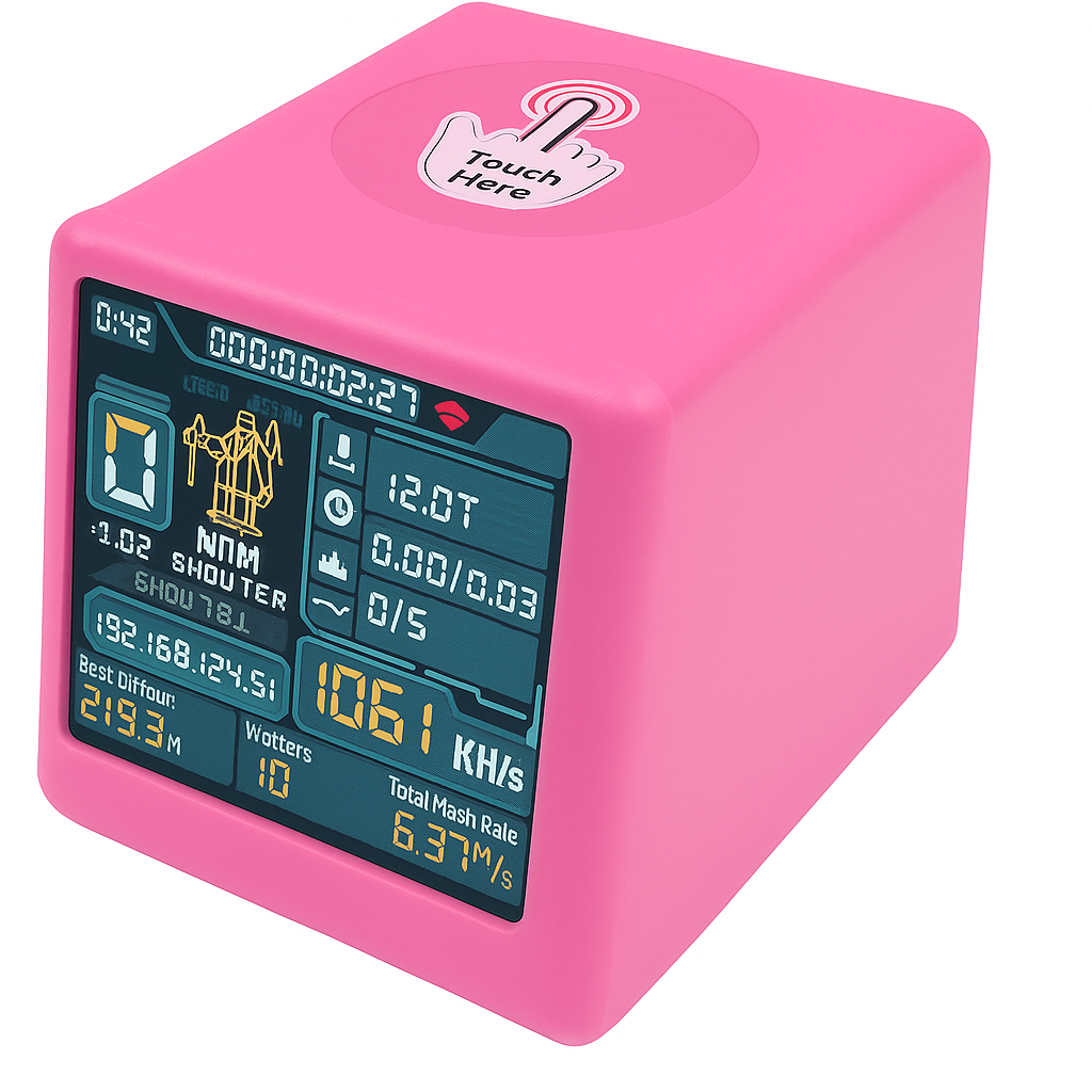 Bitcoin Merch® - Gold Digger Lottery NMMiner 1000KH/s