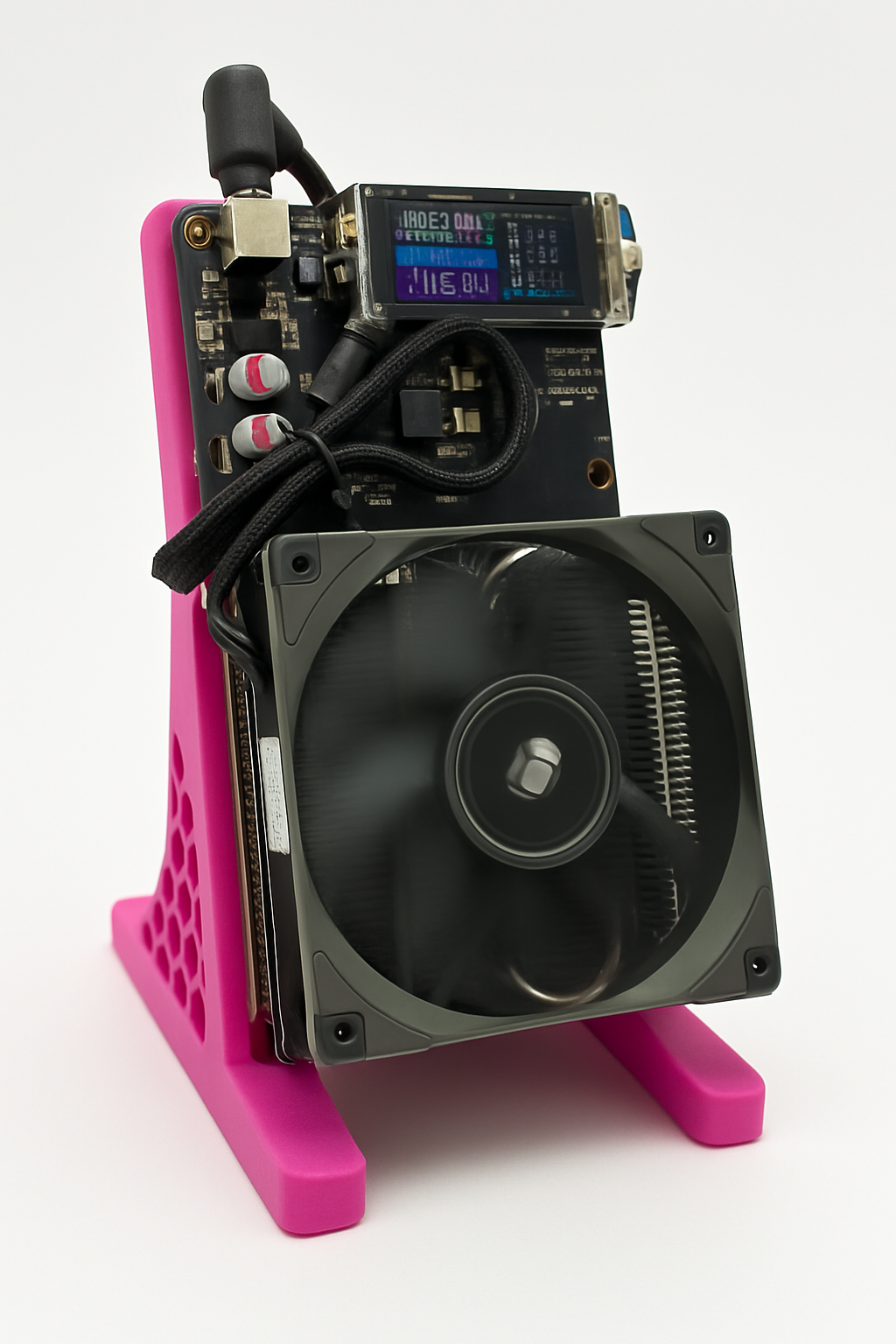 Bitcoin Merch® - NerdQaxe++ 5TH/s Multi-Chip BTC Miner w Power Supply