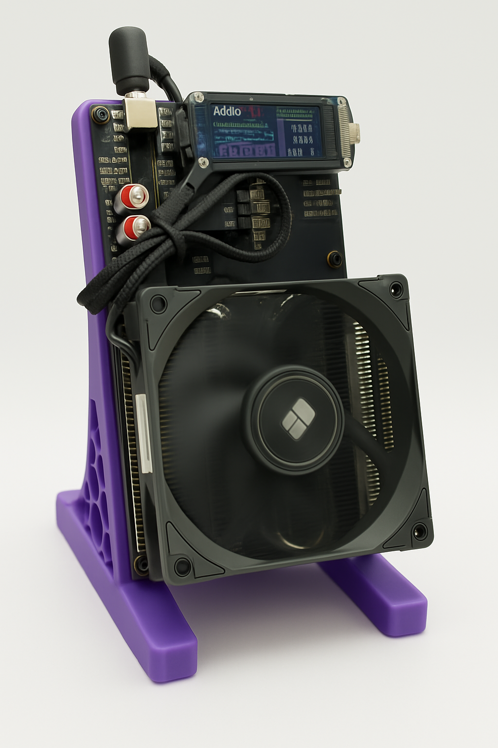 Bitcoin Merch® - NerdQaxe++ 5TH/s Multi-Chip BTC Miner w Power Supply