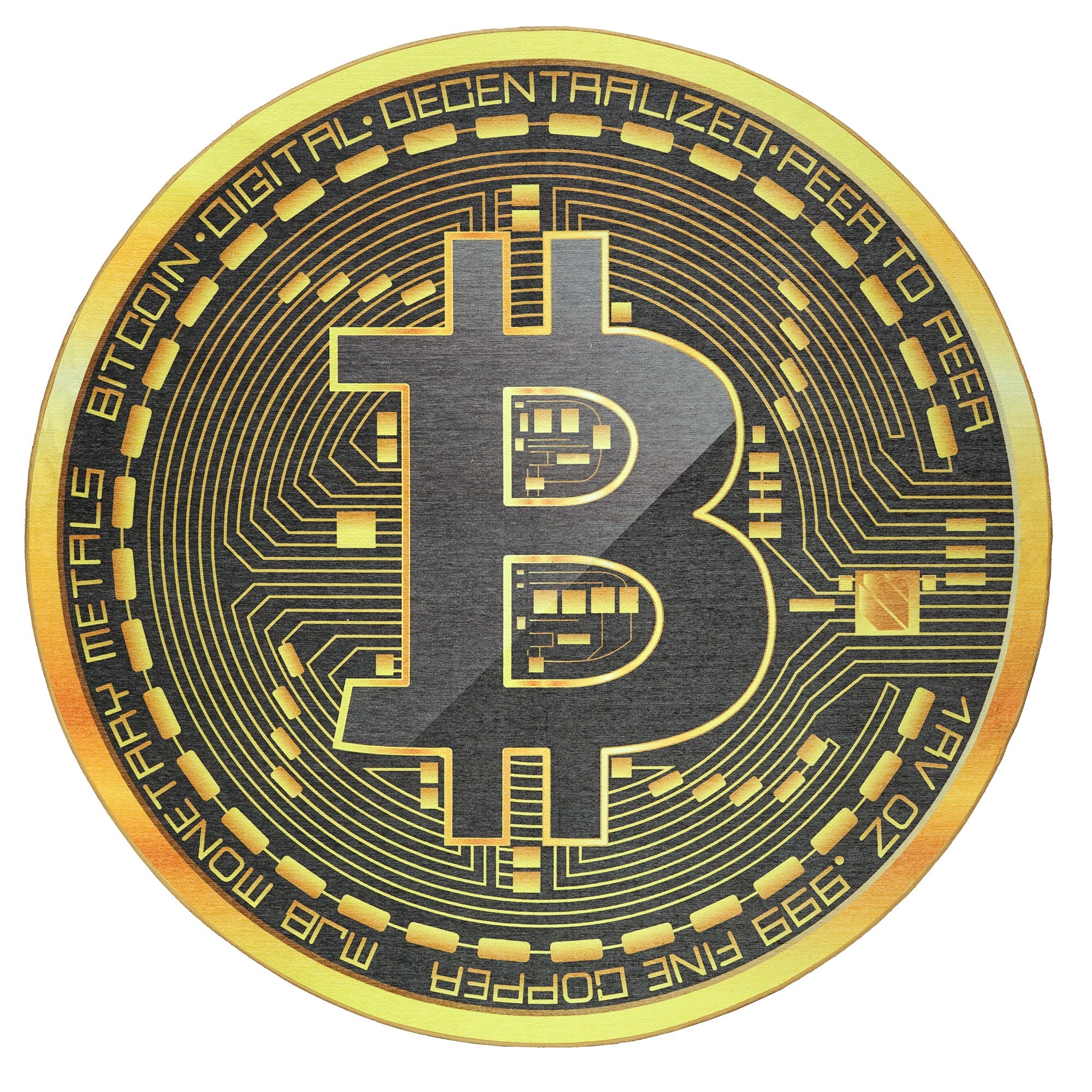 Bitcoin Merch® - Bitcoin 6' Rug