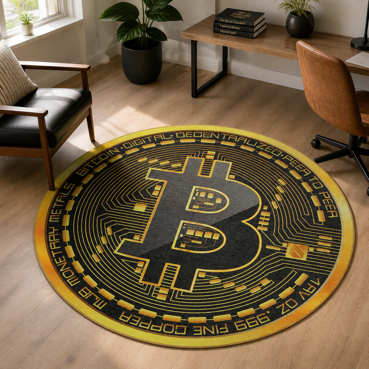 Bitcoin Merch® - Bitcoin 6' Rug