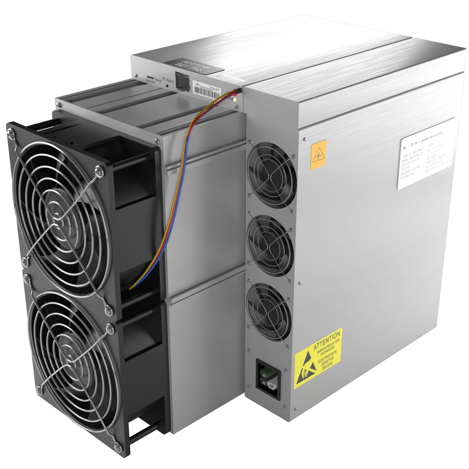Bitcoin Merch® - Bitmain Antminer S21 Pro+ 245TH/s Bitcoin Miner