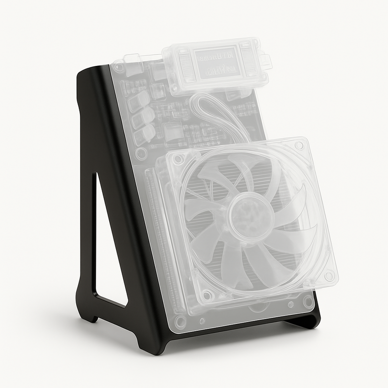 Bitcoin Merch® - NerdQAxe++ Coated Aluminium Stand