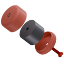 Bitcoin Merch® - Bitcoin Titanium Heart 24 Words Seed