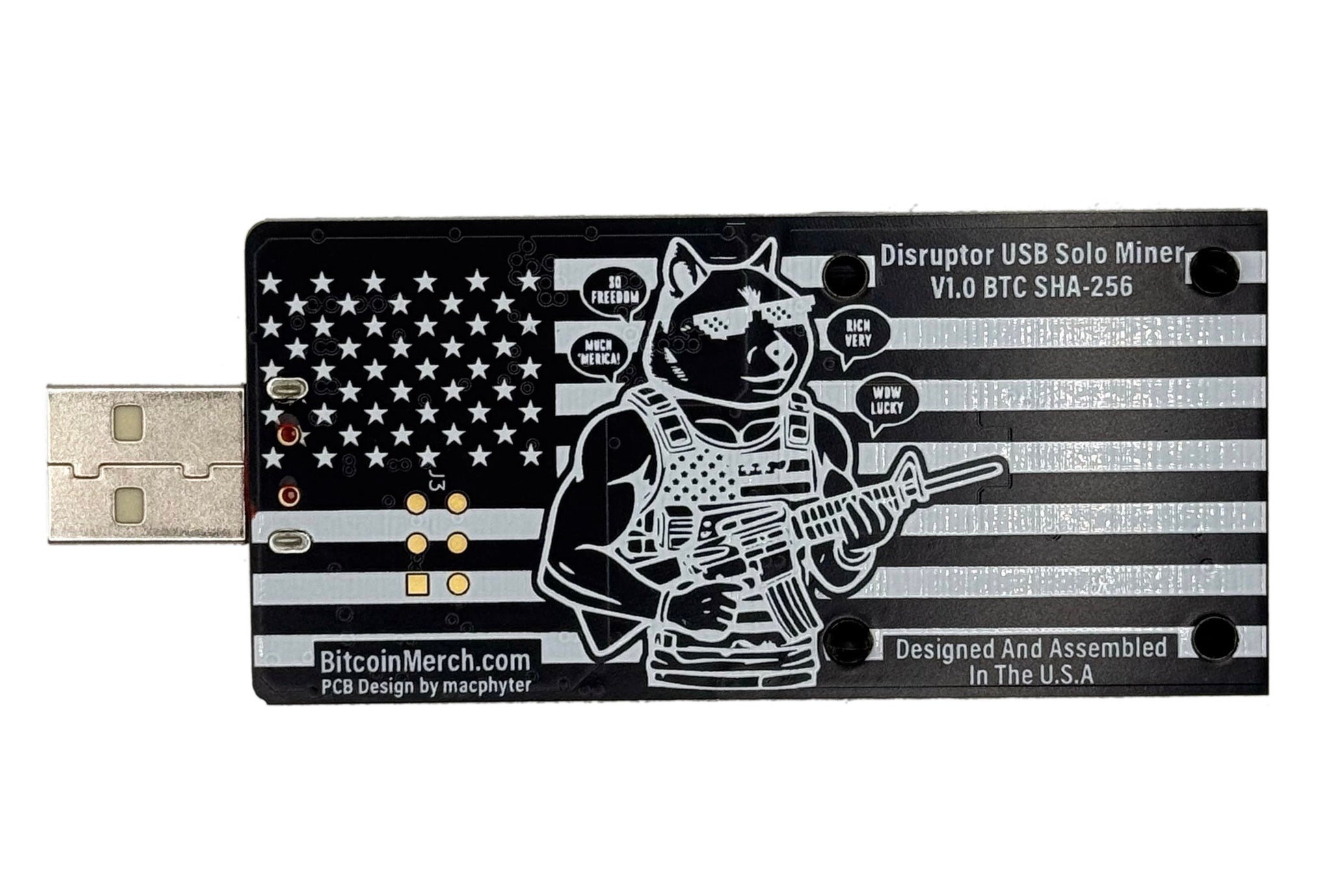 Bitcoin Merch® - Disruptor® USB Lottery Miner