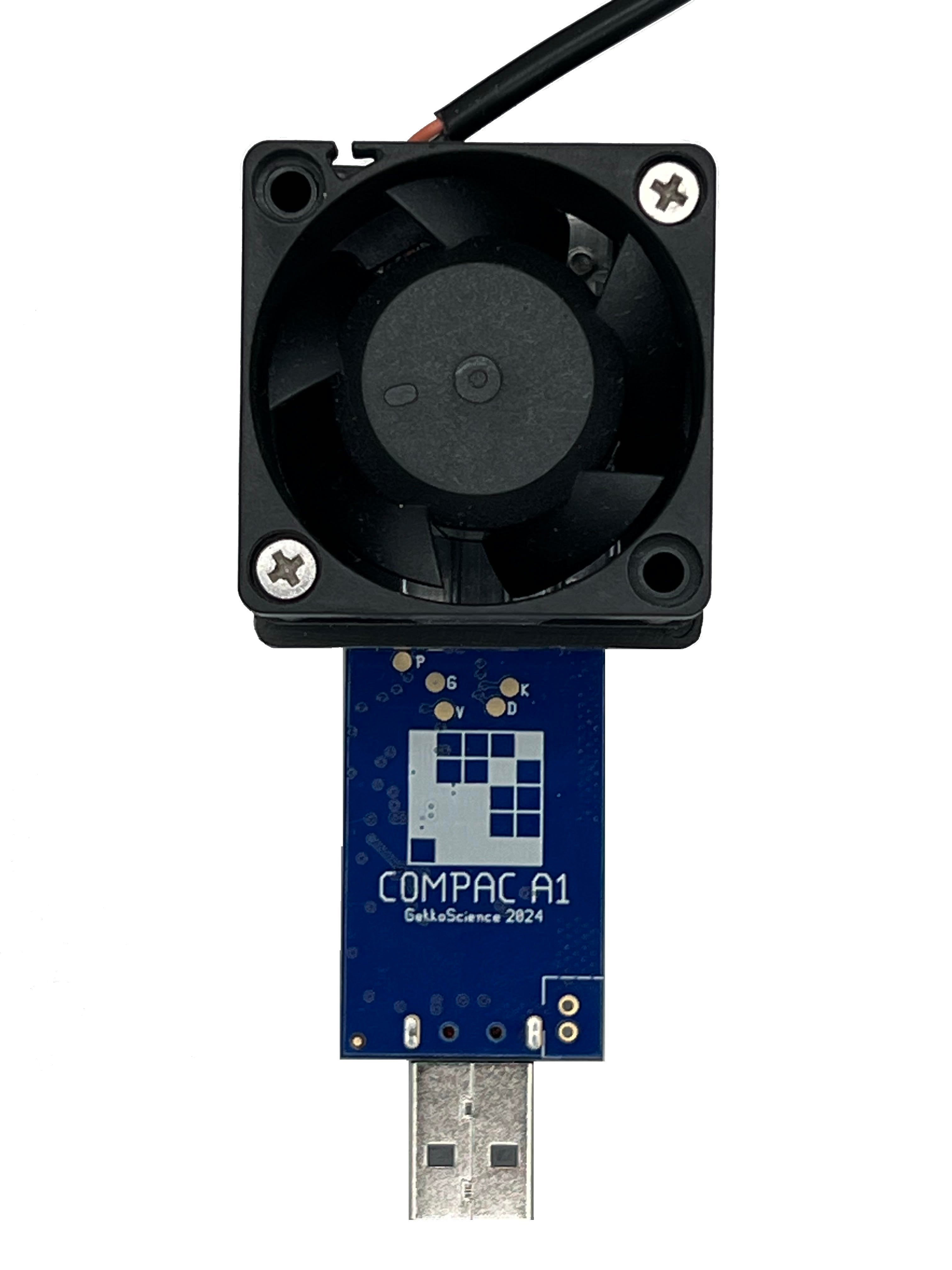 GekkoScience COMPAC A1 + Fan Upgrade COMBO - Up to 300-450 GH/s