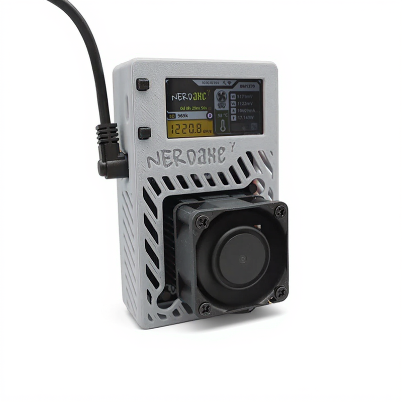 Bitcoin Merch® - NerdAxe BTC Miner w/ Power Supply