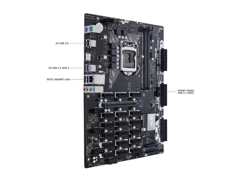 ASUS B250 MINING EXPERT Intel LGA 1151 ATX - Cryptocurrency Mining Motherboard