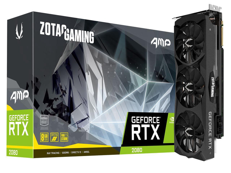 ZOTAC GAMING GeForce RTX 2080 AMP 8GB GDDR6 Graphics Card