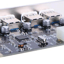 PCI Express PCI-E to 4 Port USB 3.0 Hub Controller Expansion Riser Card Adapter