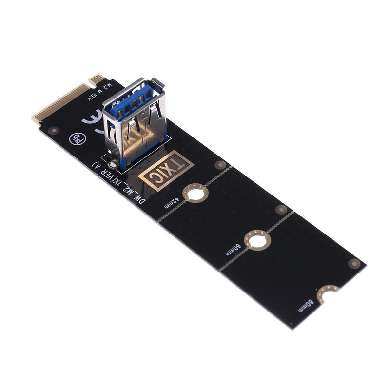 PCB M.2 / NGFF إلى USB3.0 محول محول بطاقة الجرافيك كابل بطاقة موسع