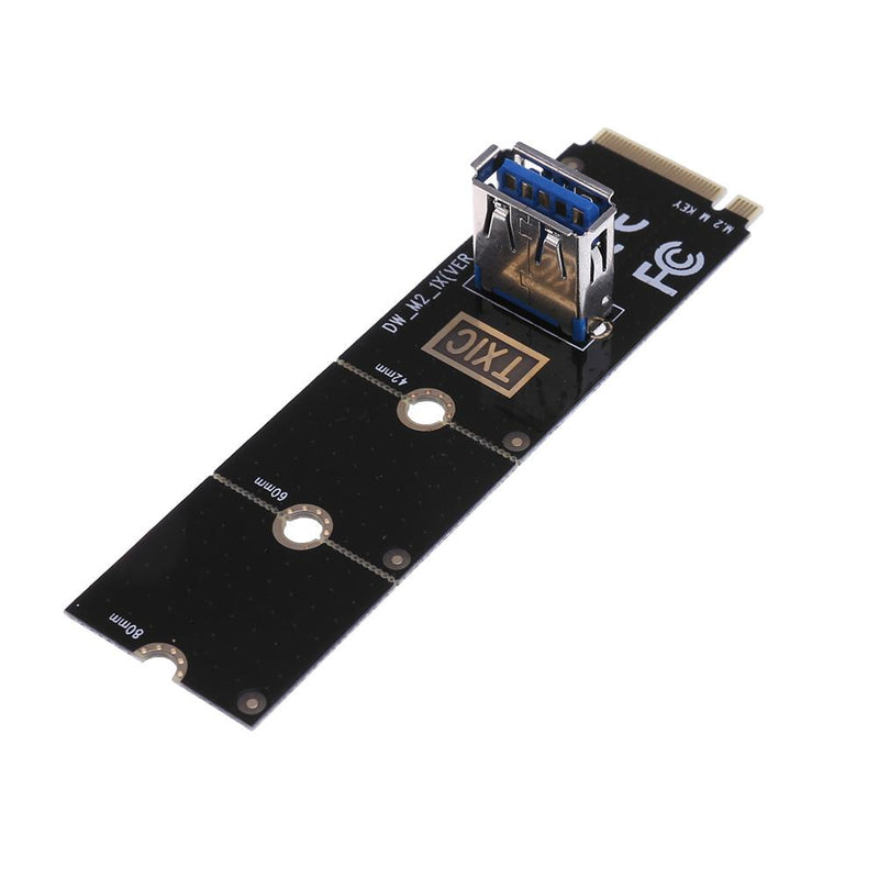PCB M.2/NGFF to USB3.0 Port Converter Adapter Graphic Card Cable Extender Card