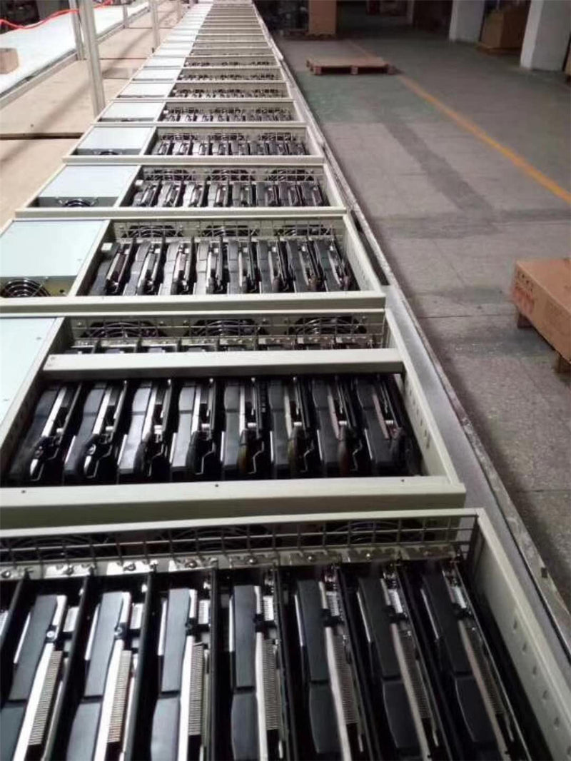 Almost-Ready-To-Mine 8 GPU Mining Frame With Motherboard Included