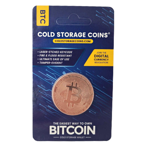 Bitcoin Cold Storage Wallet .999 PURE COPPER