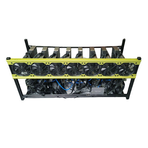 Ready-To-Mine™ 8 X Nvidia RTX 3070 ti Complete Mining Rig Assembled 110V US Plug