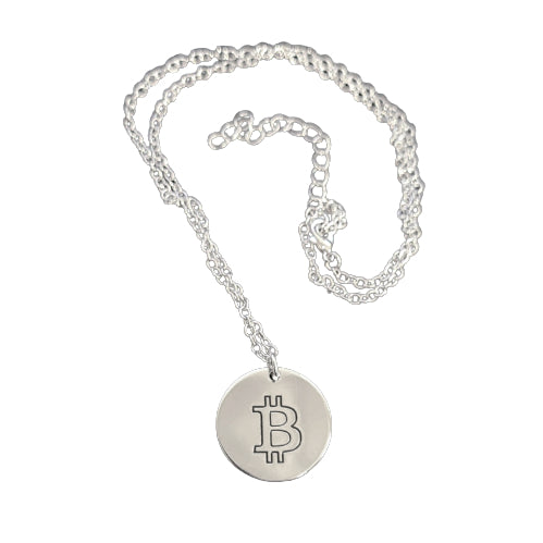 Bitcoin Necklace 18" Inch