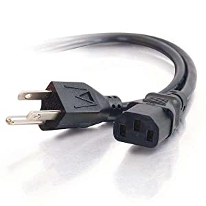 Heavy Duty Power Cable Cord 15A (110V-1650W, 220V-3000W) - 6ft