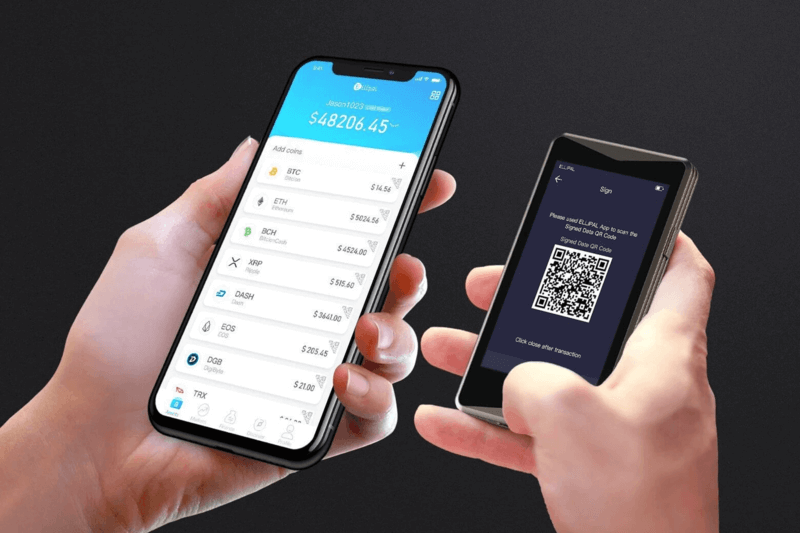 ELLIPAL TITAN Cryptocurrency Cold Hardware Wallet  - Grey