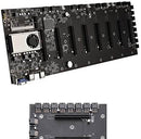 BTC-D37 Mining Motherboard w/ CPU, 8GB DDR3, 64GB SSD 8-GPU Slots