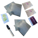 HOOE ENGLAND Cryptocurrency Seed Key Phrase Backup - Stainless Steel Square Plates + Electric Etching Pen