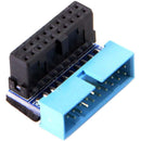 90 Degree 19pin Internal USB 3.0 Motherboard Header Adapter