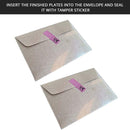 HOOE ENGLAND Cryptocurrency Seed Key Phrase Backup - Stainless Steel Square Plates + Electric Etching Pen