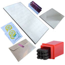 HOOE ENGLAND Cryptocurrency Seed Key Phrase Backup - Plate + Number Stamping Kit