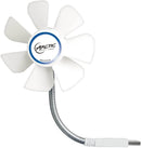 ARCTIC Breeze Mobile - Mini USB Desktop Fan with Flexible Neck, Portable, 1700RPM - White