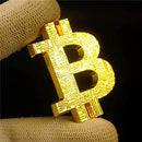 Bitcoin Shape bit Commemorative Coin Gold Color