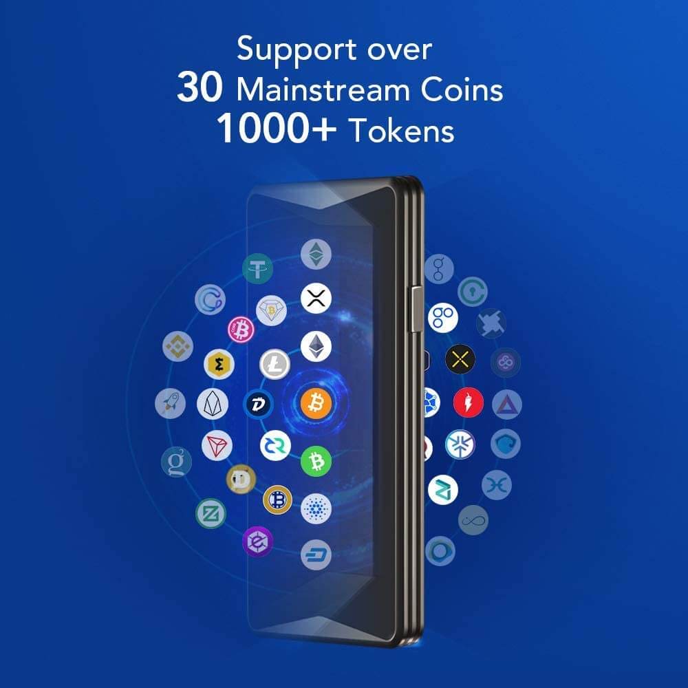 ELLIPAL TITAN Cryptocurrency Cold Hardware Wallet - Gold