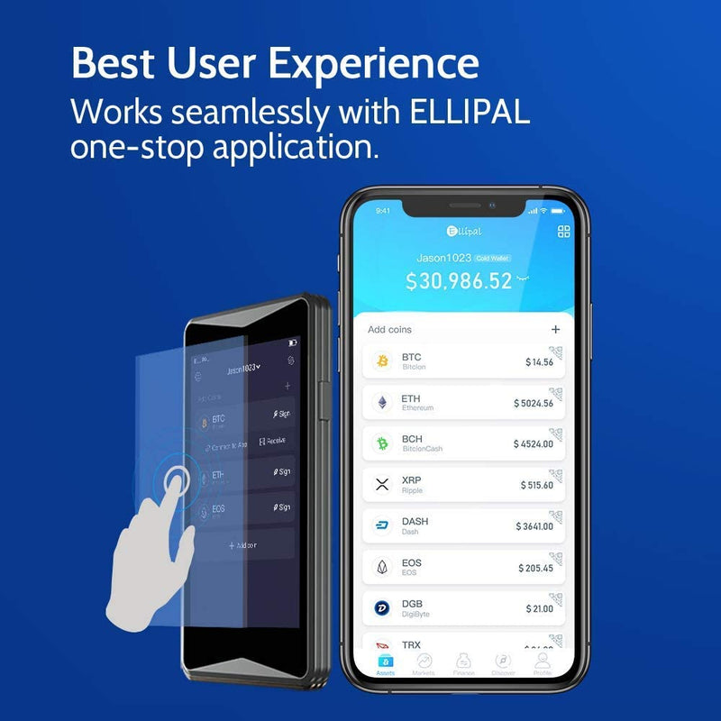 ELLIPAL TITAN Cryptocurrency Cold Hardware Wallet - Gold