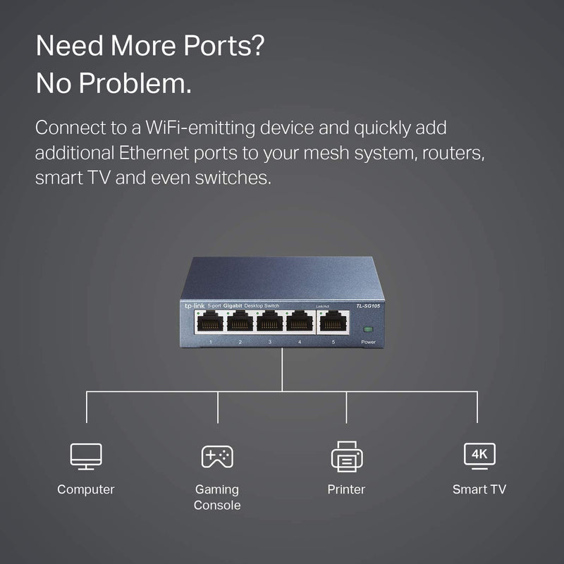5-Port Switch - Ethernet Switch - Gigabit Network Switches - TP-Link