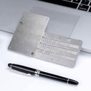 SafePal Cypher Stainless Steel Seed Key Phrase Backup