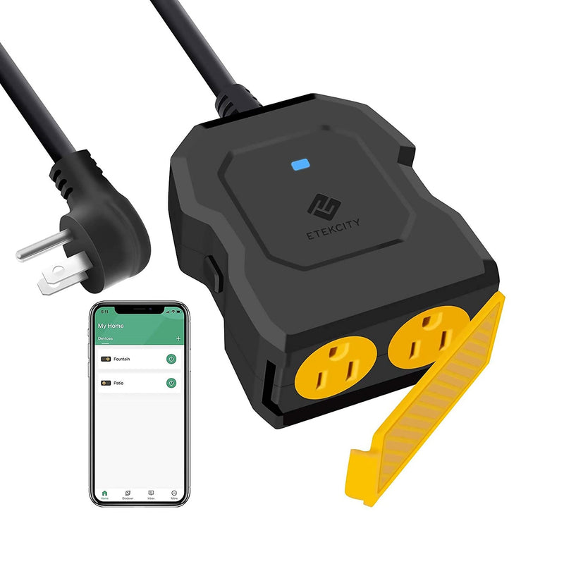 Outdoor Smart Plug Google Home  Outdoor Smart Plug Remote - Wifi