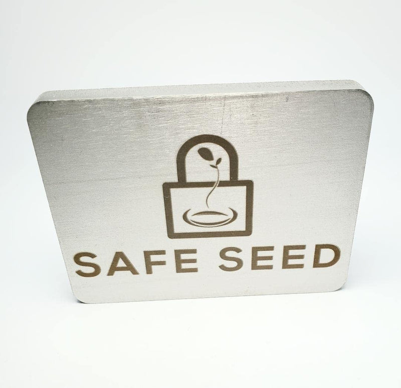 SAFE SEED Cryptocurrency Seed Key Phrase Backup - 2 Molybdenum Plates