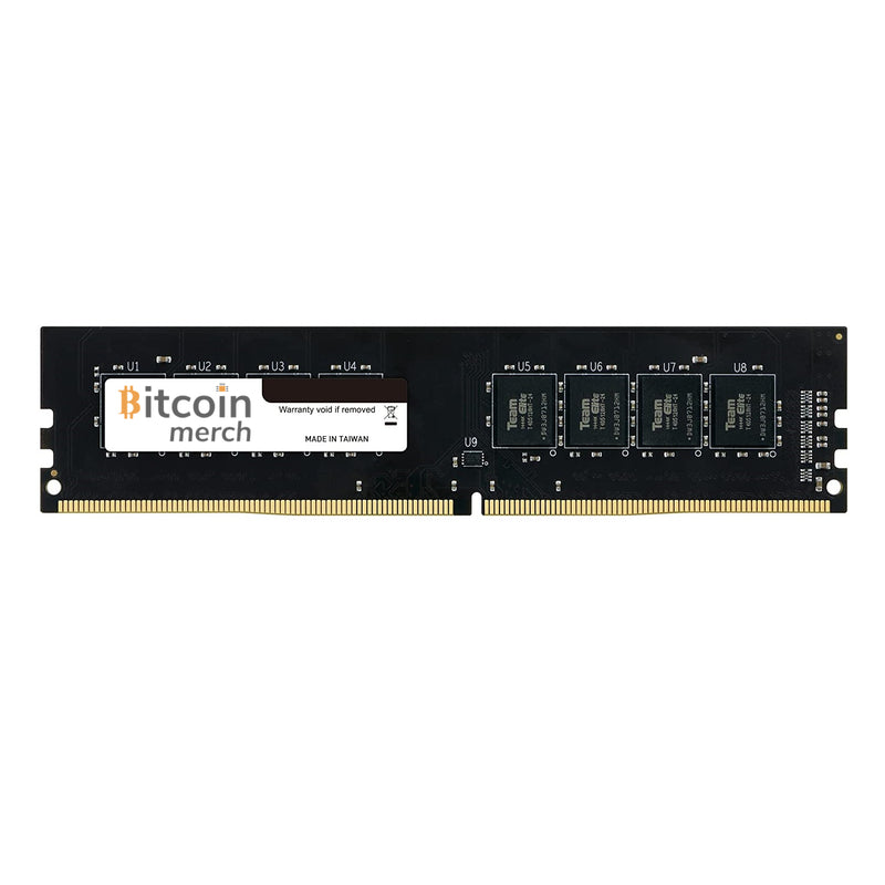 Bitcoin Merch® 8GB DDR4 2400Mhz RAM Non-ECC UDIMM 288 Pin