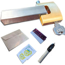 HOOE ENGLAND Cryptocurrency Seed Key Phrase Backup - Stainless Steel Padlock + Electric Etching Pen