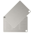 WEEWOODAY Cryptocurrency Seed Key Phrase Backup - 2 Plates